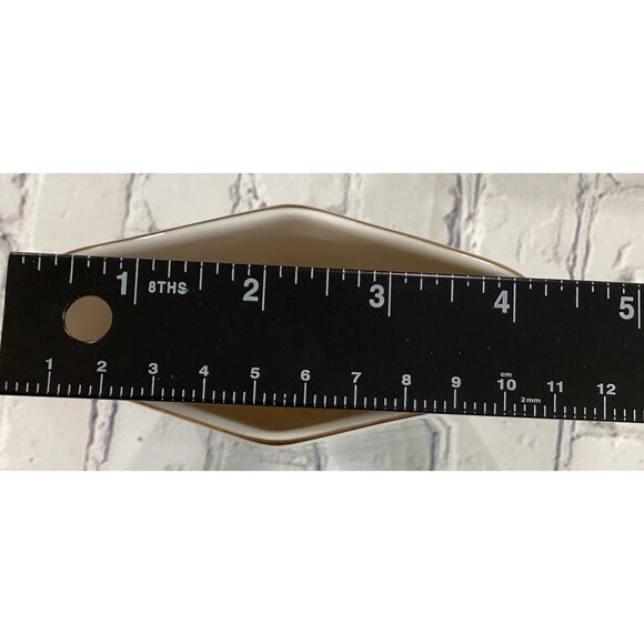 Otagiri Japan Gold Trimmed Iris Accent 7” x 4” (approximately) Vase. - Picture 9 of 10